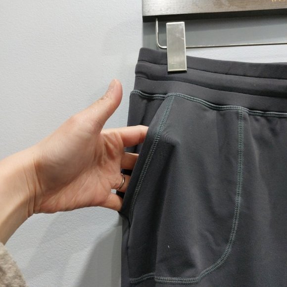 Zyia Active Unwind Nylon Athleisure Comfy Jogger Pants Grey Size Small - Picture 5 of 11